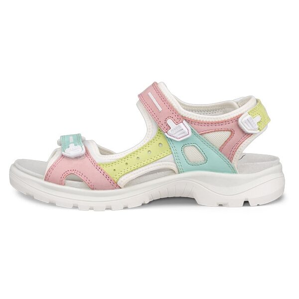 Ecco Offroad YucaOrange Dame Beigeal, old PBlå/emerald/s.lime-36 - Sandaler