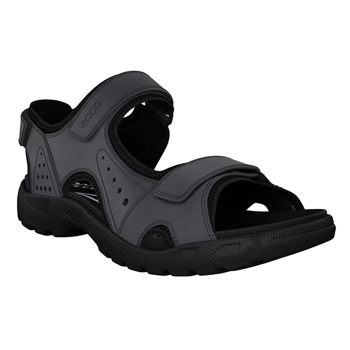 Ecco Onroads sandal Herre / Mænd, magnet / black-44 - Sandaler