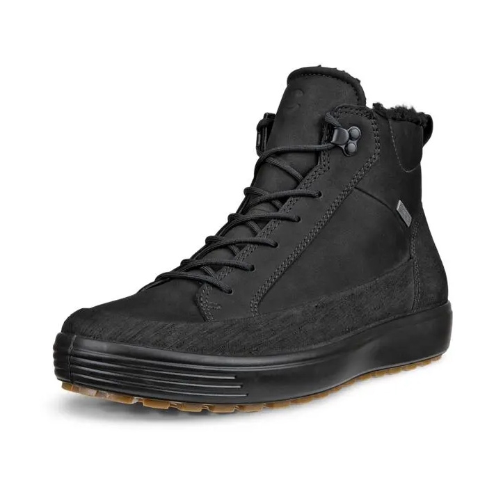 Ecco Soft 7 Tred High-Cut Winter Herre / Mænd, black-41 - Vintersko, vinterstøvler