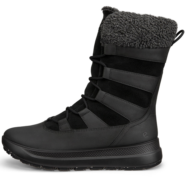 Ecco Solice Mid WP Winter 200G Kvinder / Damer, black-36 - Vintersko, vinterstøvler