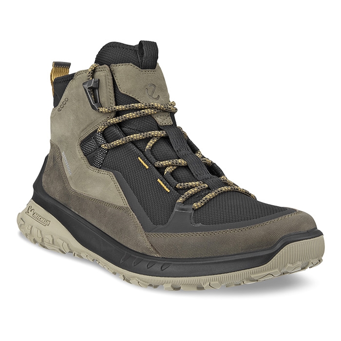 Ecco ULT TRN Mid Waterproof Herre / Mænd, tarmac-45 - Vandrestøvler