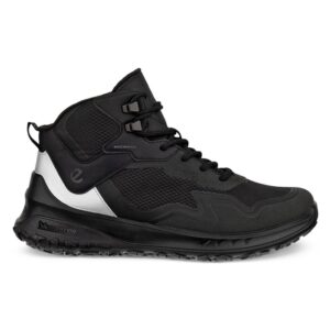 Ecco ULT TRN Mid Waterproof Kvinder / Damer, black/silver-38 - Vandrestøvler