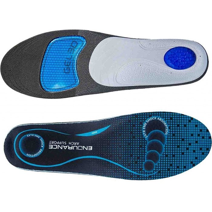 Endurance Arch Support Medium, indlægsål m/gel-44-48 - Tilbehør til støvler, sko
