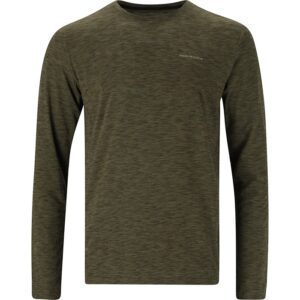 Endurance Peako Herre / Mænd Longsleeve Tee, Ivy Green -S - T-Shirt, Polo-shirt