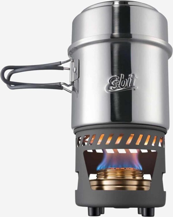 Esbit - Kogesæt med spritbrænder i rustfrit stål