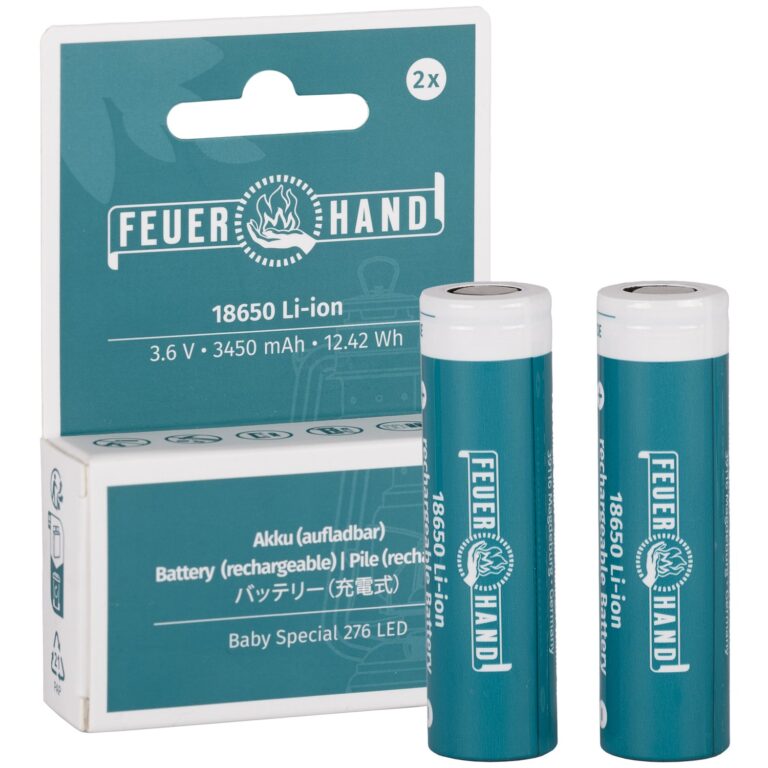 Feuerhand Genopladeligt Batteri til LED Baby Special 276, 2 stk Tilbehør