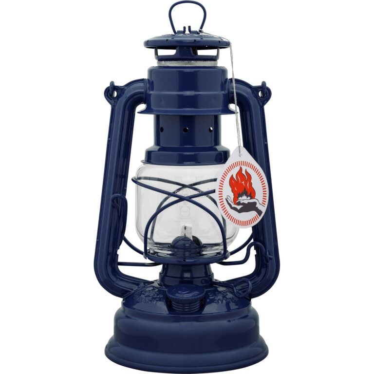 Feuerhand Hurricane Lantern Baby Special 276 Blå Lanterner & lamper