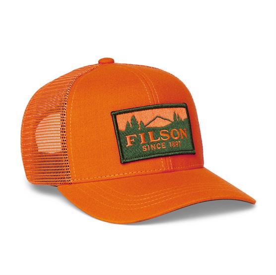 Filson Logger Mesh Cap, Blaze Orange