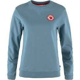 Fjällräven 1960 Logo Badge Sweater Dame S Blå Trøjer & sweaters