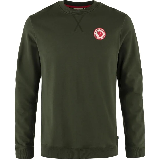 Fjällräven 1960 Logo Badge Sweater M Deep Forest XL