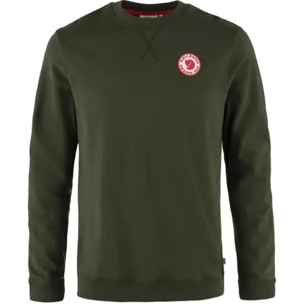 Fjällräven 1960 Logo Badge Sweater M Deep Forest XXL