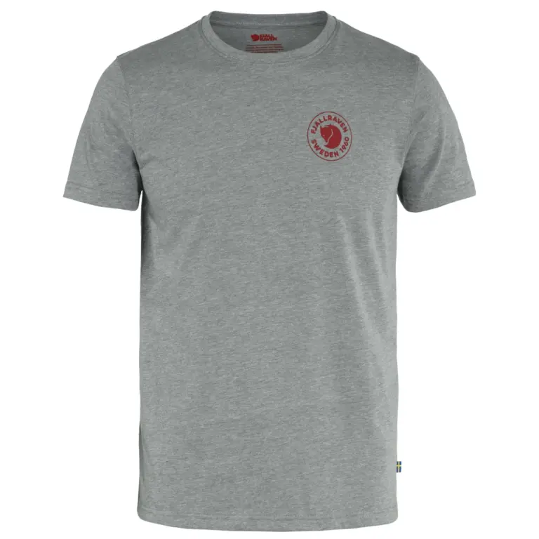 Fjällraven 1960 Logo Herre T-shirt M Grey Melange L