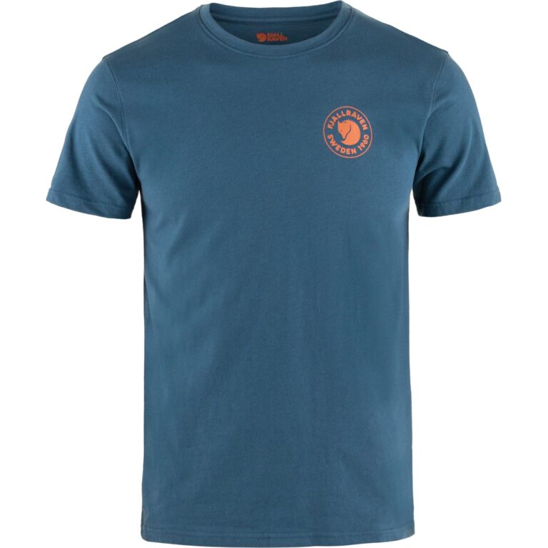 Fjällräven 1960 Logo T-Shirt Herre S Blå Korte ærmer