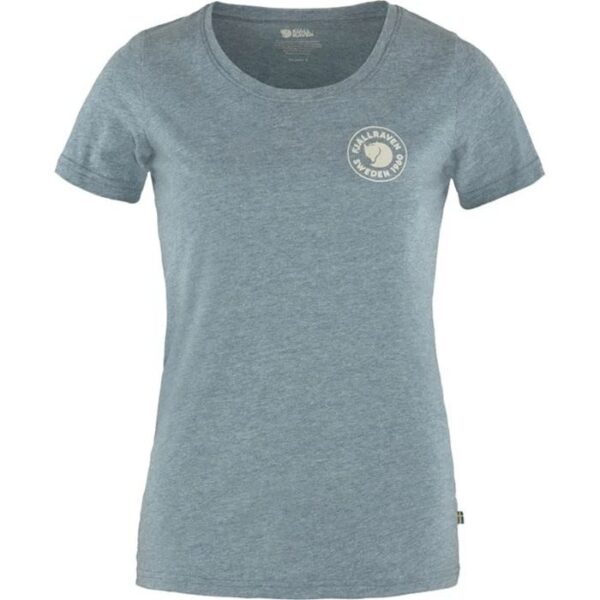 Fjällräven 1960 Logo T-Shirt Woman-Blå Blå melange-L - T-Shirts