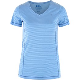 Fjällräven Abisko Cool T-Shirt Dame M Blå Korte ærmer