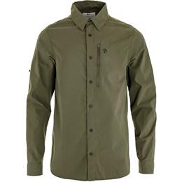 Fjällräven Abisko Hike Shirt LS Herre S Grøn Skjorter