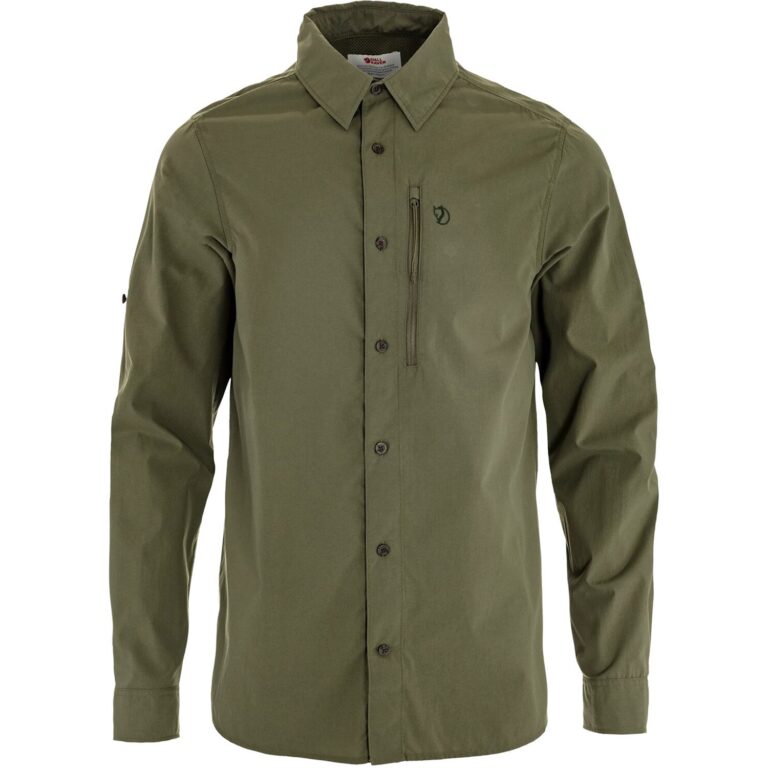 Fjällräven Abisko Hike Shirt LS Herre XL Grøn Skjorter