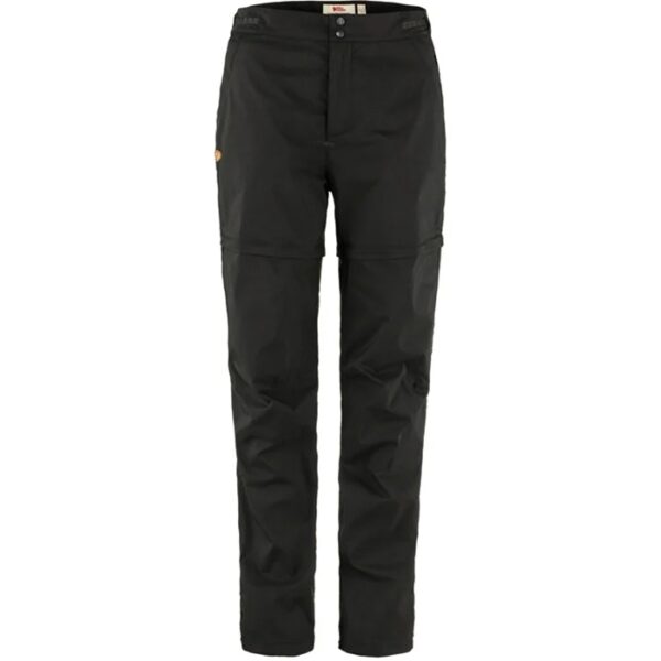Fjällräven Abisko Hike Zip-Off Trousers Kvinder / Damer-Sort-42-short - Fjällräven bukser dame