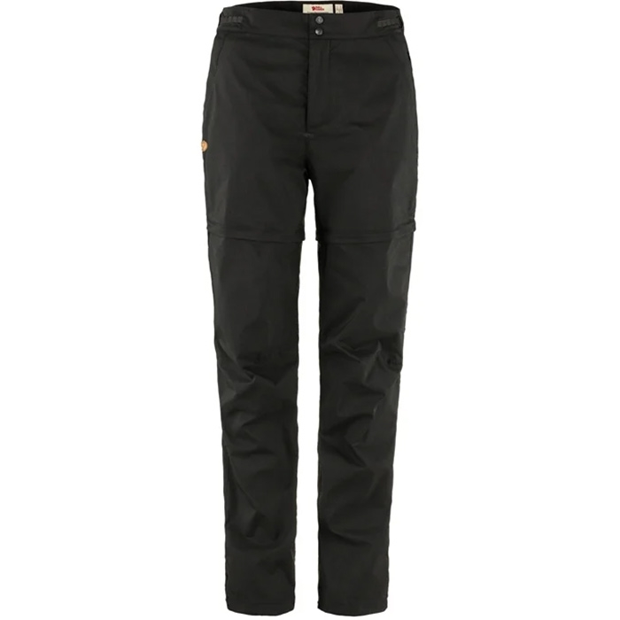 Fjällräven Abisko Hike Zip-Off Trousers Kvinder / Damer-black-42-regular - Fjällräven bukser dame