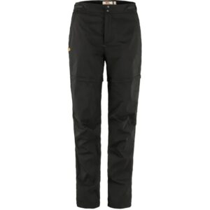 Fjällräven Abisko Hike Zip-Off Trousers Kvinder / Damer-black-48-regular - Fjällräven bukser dame
