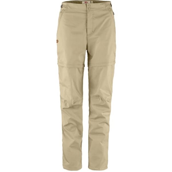 Fjällräven Abisko Hike Zip-Off Trousers Kvinder / Damer-fosil-40-regular - Fjällräven bukser dame