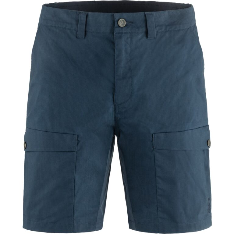 Fjällräven Abisko Hybrid Trail Shorts Herre 46 Blå Outdoor shorts
