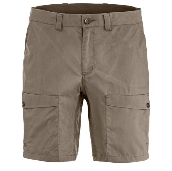 Fjällräven Abisko Hybrid Trail Shorts Mens, Suede Brown