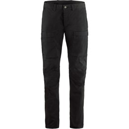 Fjällräven Abisko Hybrid Trail Trousers Herre 48/R Sort Outdoor bukser