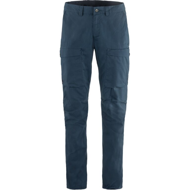 Fjällräven Abisko Hybrid Trail Trousers Herre 54 Blå Outdoor bukser