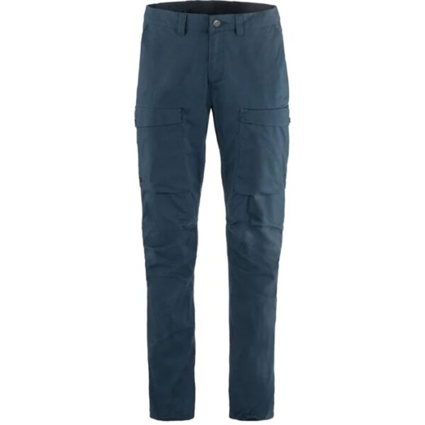 Fjällräven Abisko Hybrid Trail Trousers Herre / Mænd-Mørkeblå-48-long - Bukser