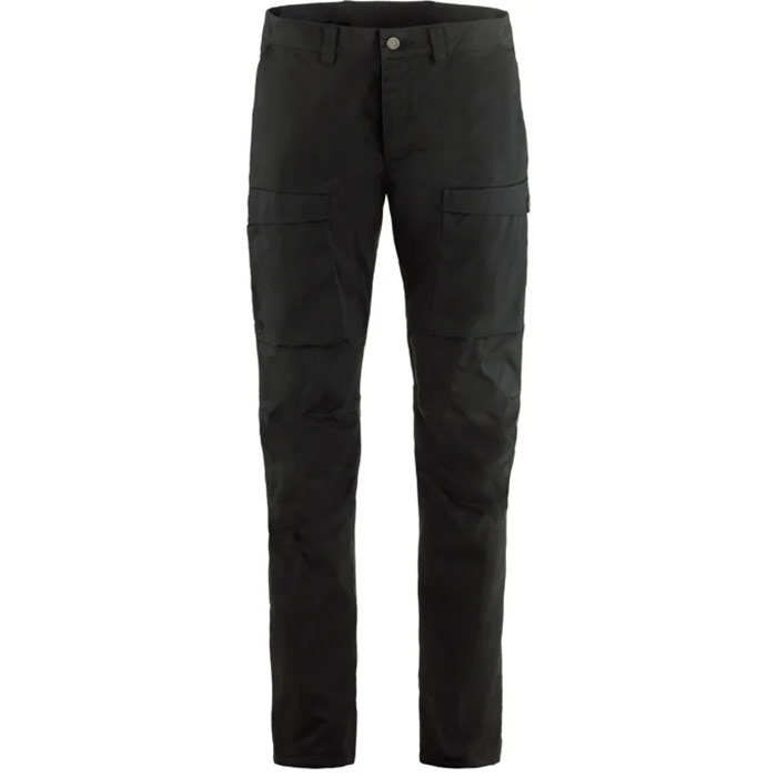 Fjällräven Abisko Hybrid Trail Trousers Herre / Mænd-black-50-long - Bukser