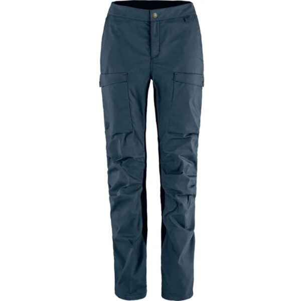 Fjällräven Abisko Hybrid Trail Trousers Kvinder / Damer-Mørkeblå-36-short - Fjällräven bukser dame