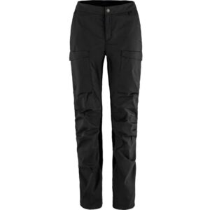 Fjällräven Abisko Hybrid Trail Trousers Kvinder / Damer-black-42-short - Fjällräven bukser dame