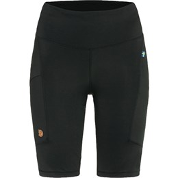 Fjällräven Abisko Short Tights Dame L Sort Outdoor shorts