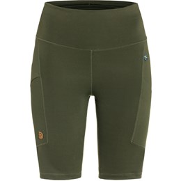 Fjällräven Abisko Short Tights Dame M Grøn Outdoor shorts