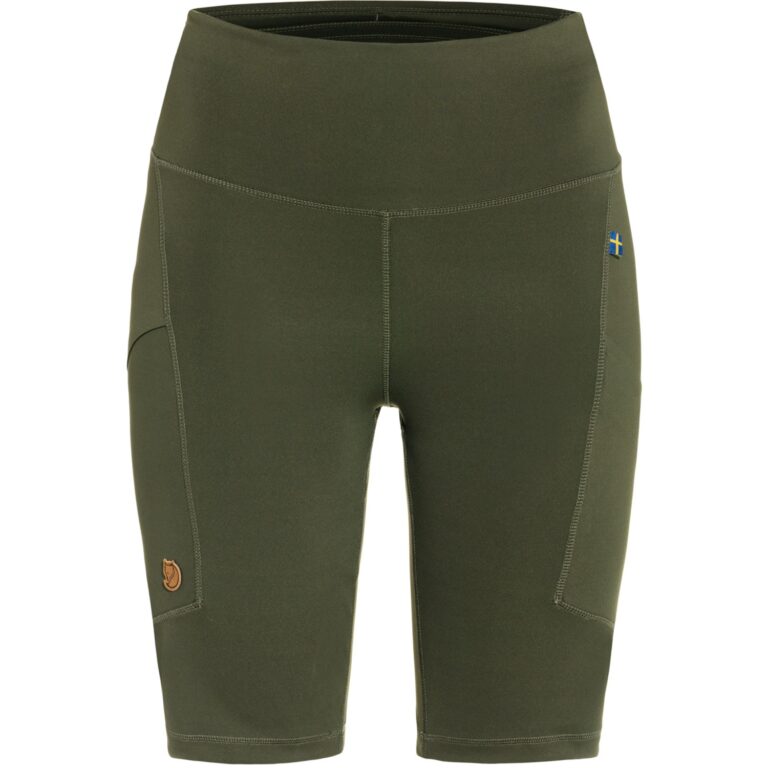 Fjällräven Abisko Short Tights Dame S Grøn Outdoor shorts