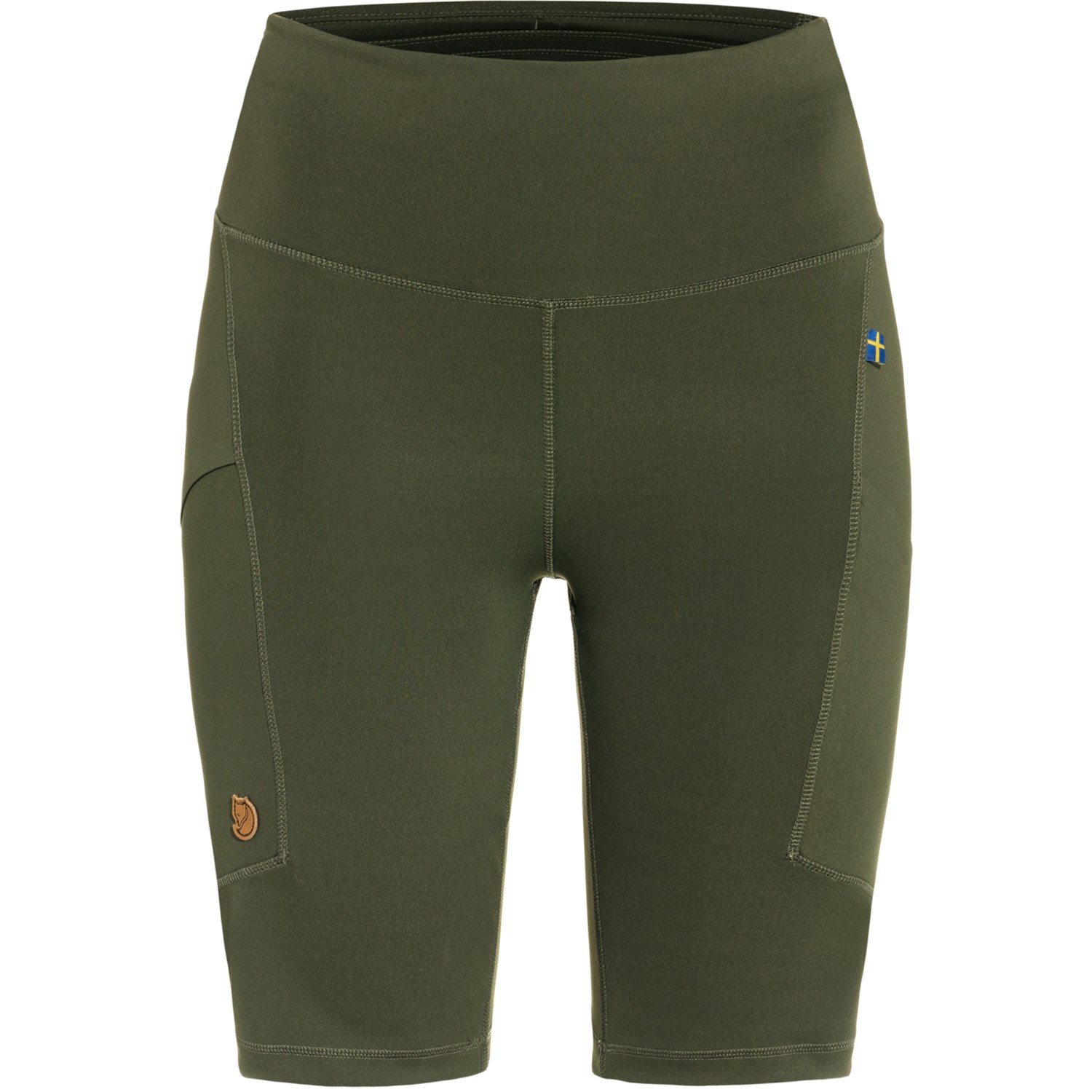 Fjällräven Abisko Short Tights Dame S Grøn Outdoor shorts