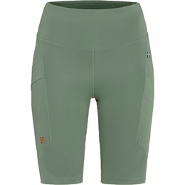 Fjällräven Abisko Short Tights Dame S Grøn Outdoor shorts