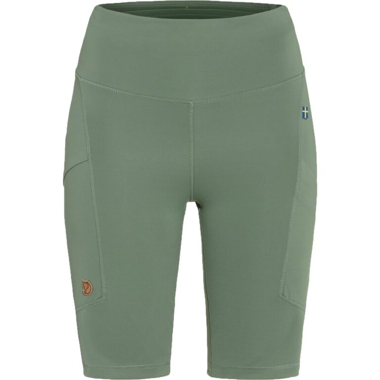 Fjällräven Abisko Short Tights Dame XS Grøn Outdoor shorts