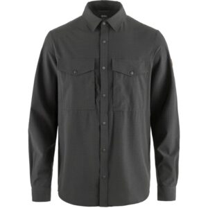 Fjällräven Abisko Trekking Shirt LS Herre / Mænd-Grå-2XL - Skjorter