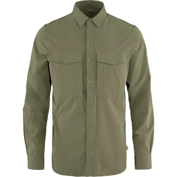 Fjällräven Abisko Trekking Shirt LS Herre / Mænd-light Grøn-2XL - Skjorter