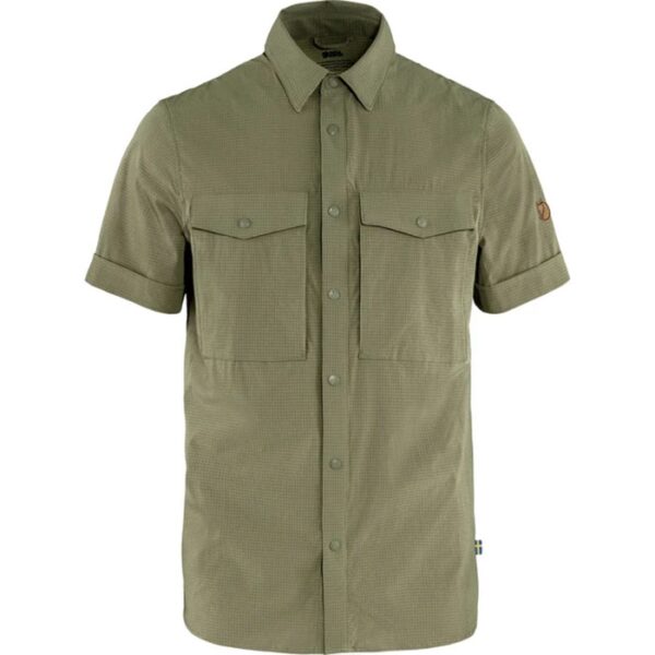 Fjällräven Abisko Trekking Shirt SS Herre / Mænd-light Grøn-2XL - Skjorter
