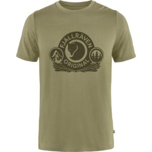 Fjällräven Abisko Wool Classic Herre / Mænd-light Grøn-XL - T-Shirt, Polo-shirt