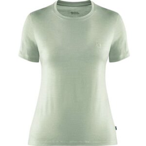 Fjällräven Abisko Wool SS Kvinder / Damer-mint Grøn-L - T-Shirts