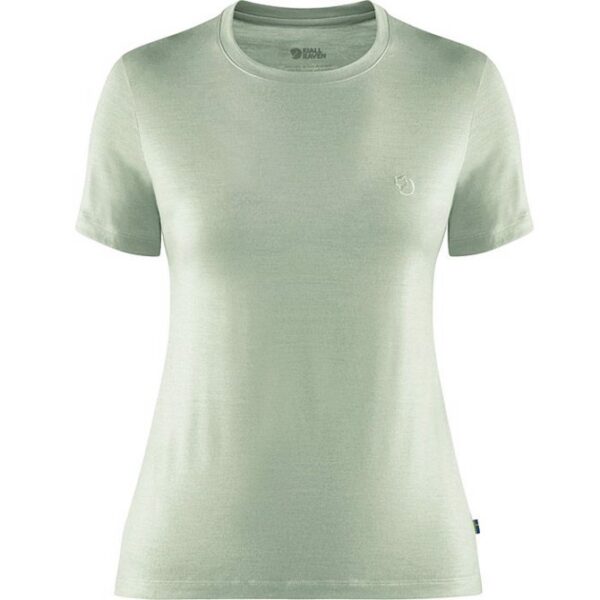 Fjällräven Abisko Wool SS Kvinder / Damer-mint Grøn-L - T-Shirts