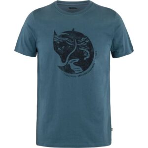 Fjällräven Arctic Fox T-Shirt Herre / Mænd-indigo blue-L - T-Shirt, Polo-shirt