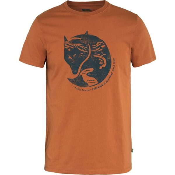 Fjällräven Arctic Fox T-Shirt Herre / Mænd-terracotta brown-L - T-Shirt, Polo-shirt