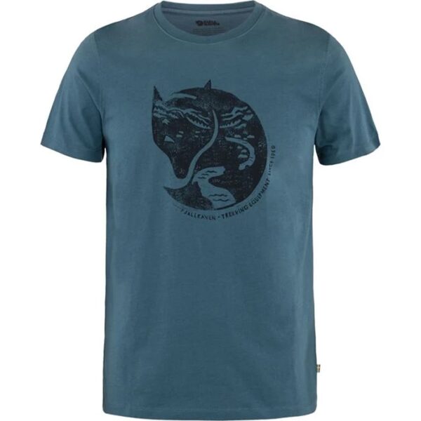 Fjällräven Arctic Fox T-Shirt Men-indigo blue-L - T-Shirt, Polo-shirt