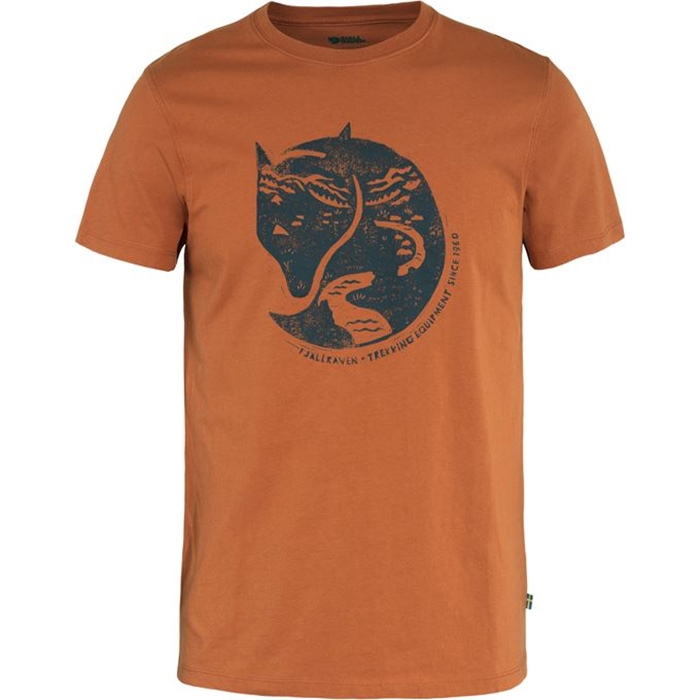 Fjällräven Arctic Fox T-Shirt Men-terracotta brown-2XL