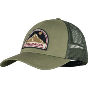 Fjällräven Badge Låndtradarkeps-Grøn-S/M - Baseball cap, kasket